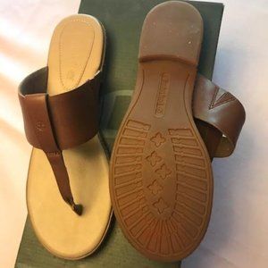 Timberland Cherrybrook Leather Thong Sandal- 8